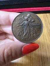 REGNO D’ ITALIA VITTORIO EMANUELE III 10 CENT CINQUANTENARIO 1911 SW