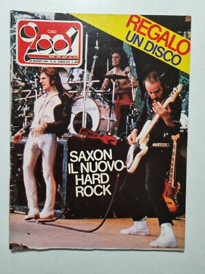 CIAO 2001 12-1981 PHIL COLLINS-SAXON-BILLY JOEL-JACKSON BROWNE