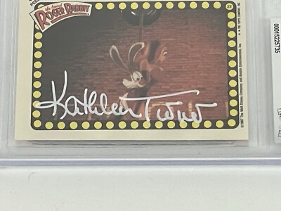 Who Framed Roger Rabbit Kathleen Turner Signed Jessica Rabbit