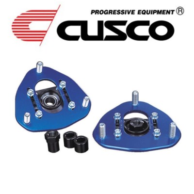 Cusco Front Pillow Upper Mount Pillow Collar Camber Plates for 08-21 WRX & STI