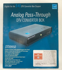 New Digital Stream DTX9950 Analog Pass-Through DTV Converter Box
