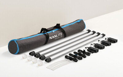 Nanlite 4er KIT PavoTube II 30C, 120cm LED Tube, Multicolor Leuchte, Light Kit