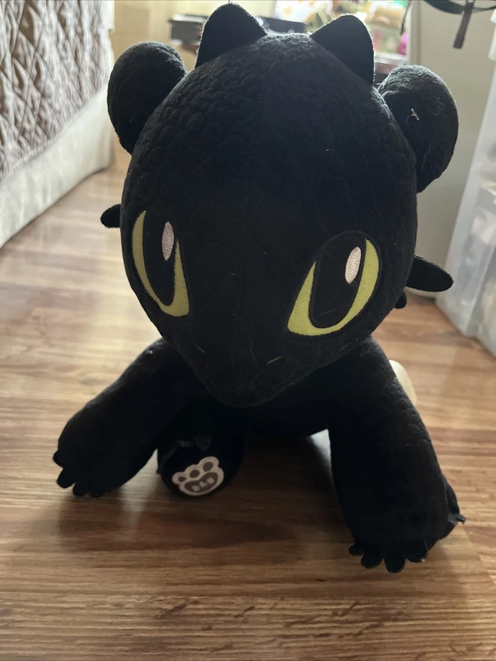 Juguete de peluche Build A Bear Toothless Cómo entrenar a tu dragón Dreamworks Foto 4 de 4