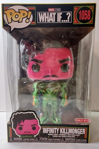 Funko Pop limitado nuevo en caja ¿Y si...? Infinity Killmonger 10" Extra Grande 1058