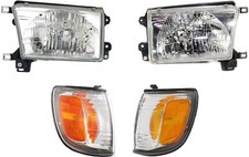 Headlight Assembly Kit For 1999-2002 Toyota 4runner Right Passenger And Left