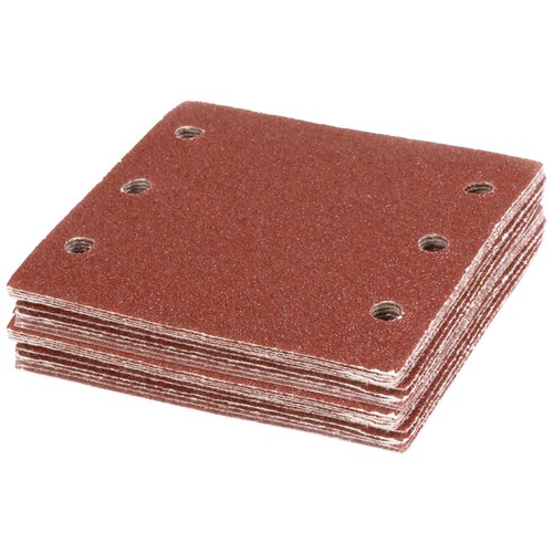 20x HOOK & LOOP SANDING SHEETS 60 Grit Extra Coarse Punched Sandpaper