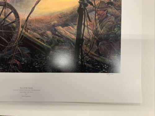 Signed, Mort Kunstler, Eye Of The Storm, COA+Orig Env, 933/1000 MINT NF - Picture 9 of 14