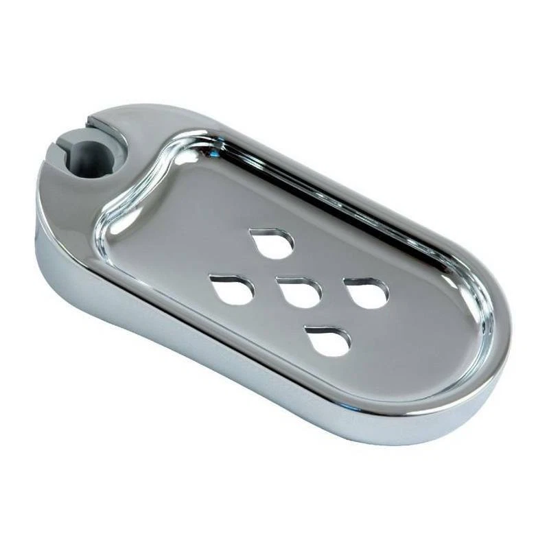 Porte savon chromé BOSSINI pour barre de douche de Ø 18, 20 et 25 en ABS chromé