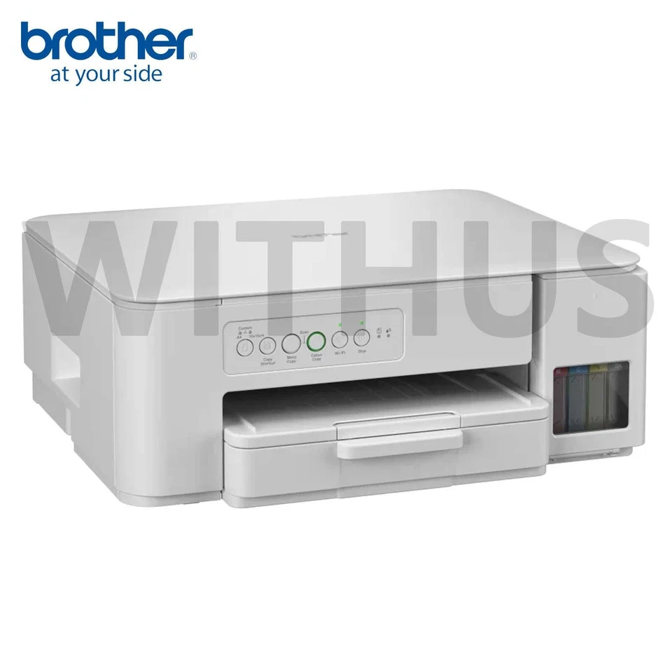 Brother DCP-T436W Wireless All-in-One Ink Tank Printer Print/Scan/Copy White= - Image 4 of 4