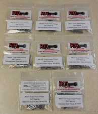96pc SS Truss Head Phillips Self Tapping Screw 12ea #4 #6 #8 1/2 5/8  3/4 1 1.25