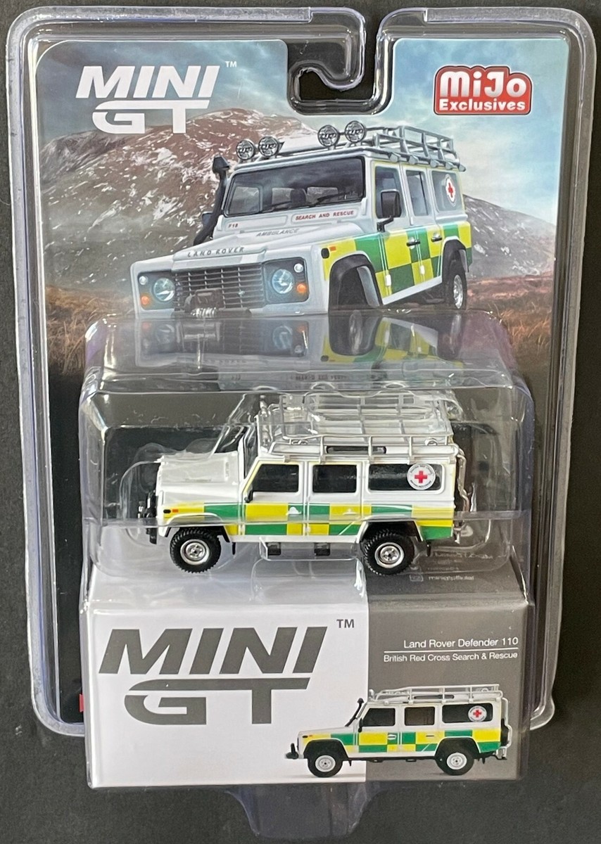 MINI GT Land Rover Defender 110 2個セット Mini GT Land Rover Defender 110 British Red Cross Search