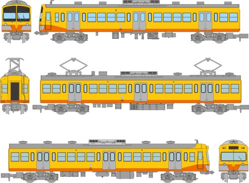 Juego de 3 vagones Tetsuro Sangi Railway 851 Series 335733 | Zustand: New