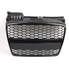 Kühlergrill für Audi A4 B7 bj 04-08 passend Waben Schwarz matt ohne RS4 auch PDC