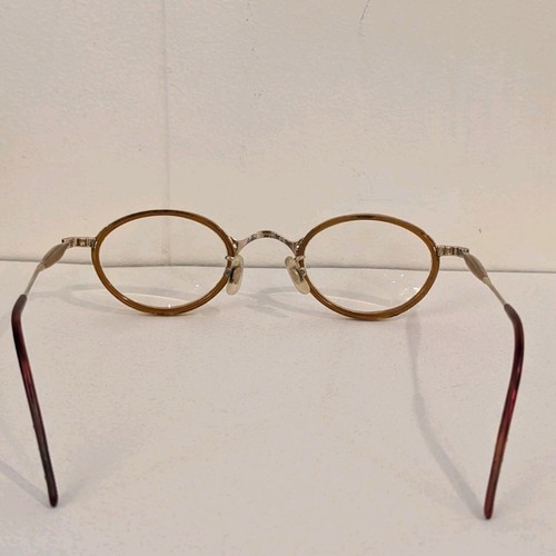 Vintage Matsuda Round Eyeglass Frames Gold Plated Tortoise 10401 Made In Japan - Picture 5 of 23