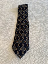 Brooks Brothers Men  s Tie 56  L X 3 3/4 W Multicolor With Navy/Green Background