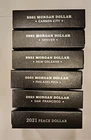 2021 Morgan and Peace Silver Dollar Uncirculated Coins Complete U.S Mint Set