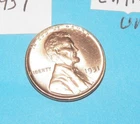 1951    CHOICE RED UNCIRCULATED   WHEAT CENT #4