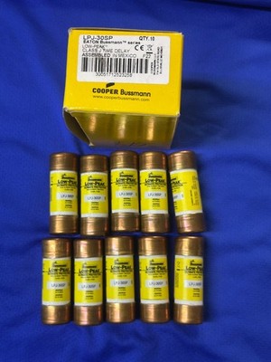 Eaton Bussmann LPJ_30SP Class J 30 amp fuse New box of 10