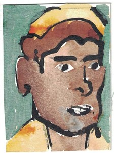 ACEO "Geez" 2.5" by 3.5" Original Art