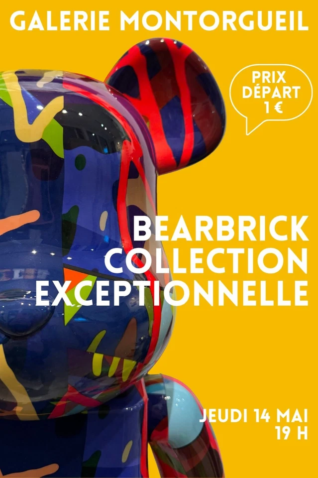 🔥 BEARBRICKS — Vente Exceptionnelle – Enchères à partir de 1€