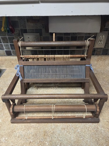 The Handcrafters Of Waupun WI 12" Peacock Loom Vintage 1930s Read Description 