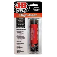 J-B Weld 8297 Putty, 2 Oz Container Size, Tube, High-Heat, Dark Gray