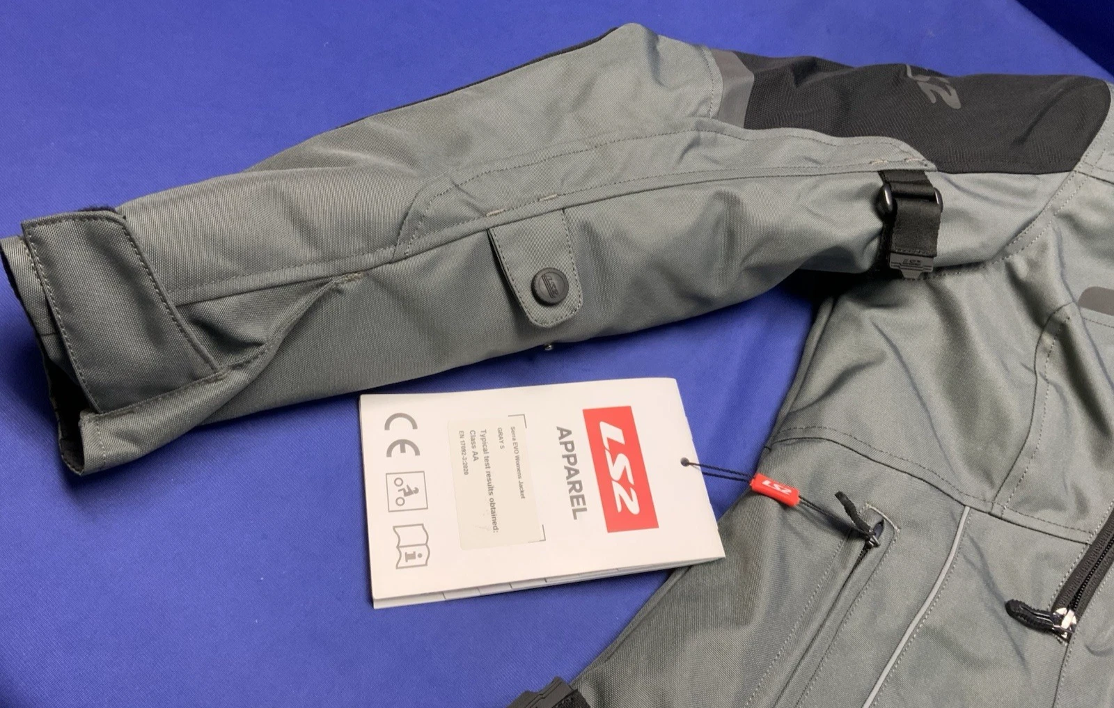 LS2 Serra Evo Women's Jacket Grey/Black Size Small LJ066-333R2