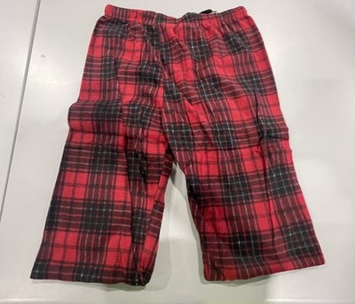 BELLO WOMENS EXTRA SOFT FLEECE PAJAMA PANTS - SIZE: WOMEN M - RED/BLACK