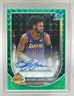 Bronny James Jr 2025 Bowman #BCA-BR Green Geometric Refractor Chrome Auto 85/99