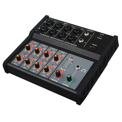 Multifunktions-Mischpult, Digitaler 8-Kanal-Audiomixer, Stereo, für die Auf4544