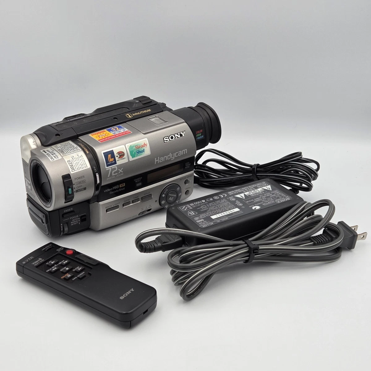 【CCD-TRV85K】Sony Handycam 72x ズーム Sony Handycam 72x Digital Zoom Hi8 Camcorders for sale | eBay