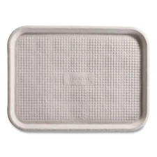 Chinet 20815 StrongHolder 9 x 12 x 1 Molded Fiber Paper Food Trays (250/CT) New