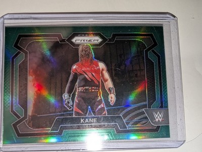 2024 Panini Prizm WWE - Kane #62 Dark Green Prizm Refractor 