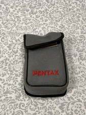 Vintage Pentax Camera Case Pouch   Gray Nylon   Made in Korea   Belt Loop