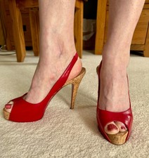 CHRISTIAN LOUBOUTIN Red Patent Leather So Private Pumps UK5.5/EU38.5 * REDUCED*