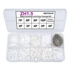 ZH 1.5mm Connector  Crimp Terminal Kit   2-10 Pin JST ZH Compatible Set