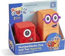 Numberblocks One  Two Playful Pals, Plush Figure Toys, Numbers for Toddlers, Pr