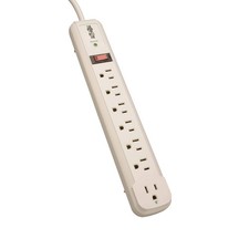 Tripp Lite TLP74R 7 Outlet Surge Protector Power Strip 4ft Cord 6 Right Angle