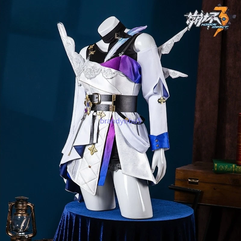 Traje de rendimiento de Halloween Honkai Impact 3 Raiden Mei Cosplay Genshin Impact Foto 2 de 4