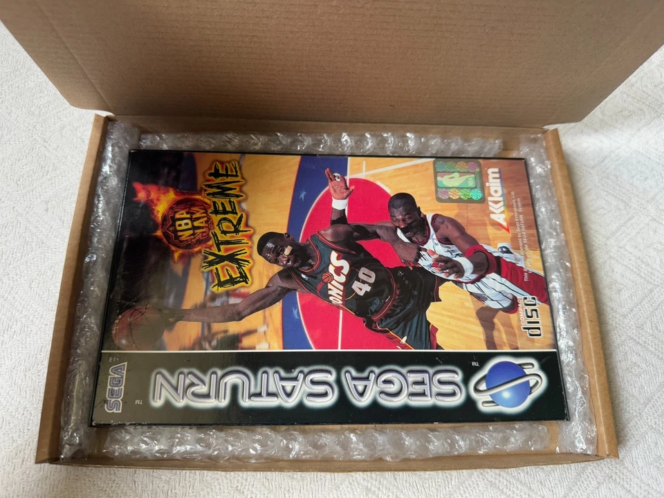 NBA Jam Extreme Sega Saturn - UK PAL VGC CIB - High Quality Packing - Image 3 of 4