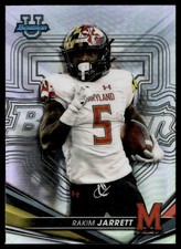 2022 Bowman's Best University Refractor Rakim Jarrett Rookie Maryland Terrapins