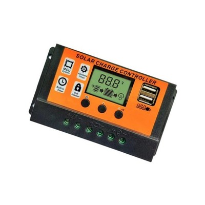 Für 12V/24V Systeme 30A LCD USB Advanced Control Chip Lichtgesteuertes Timing