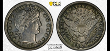 1892 25C Barber Quarter PCGS.
