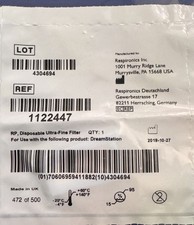 Lot 6, Respironics Branded DreamStation CPAP Disposable Ultra Fine Filter NEW