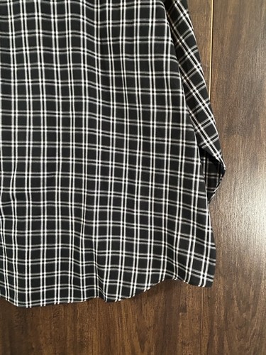 Plains Western Wear Shirt Mens 3X Black Plaid Long Sleeve Pearl Snap Cowboy 2XL - Picture 13 of 18