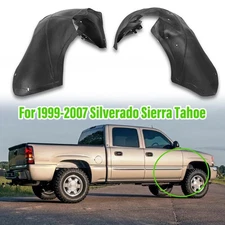 New Front Splash Shield Fender Liner Pair For 1999-2006 Silverado /Sierra 1500