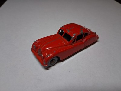 moko Lesney Matchbox No. 32 a Jaguar XK 140 rot 1957-62 Regular Wheels 1-75  RAR