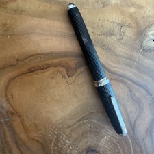 LOUIS CARTIER BLACK COMPOSITE GODRON PLATINUM...