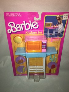 barbie kitchen set toys