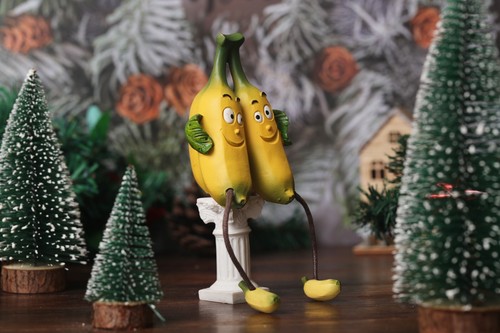 1pc Banana Doll Resin New Arrival for Home and Office Decor - Picture 2 of 5